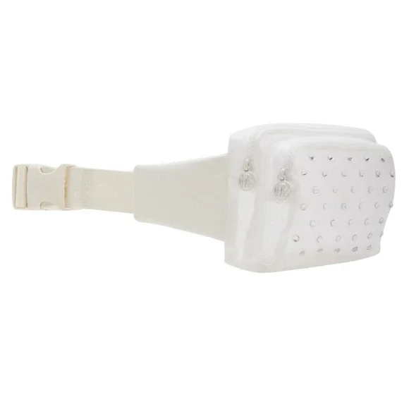 NWT Steve Madden Black Rhinestone Belt Bag Bachelorette Formal Festival Glamour - Picture 6 of 8